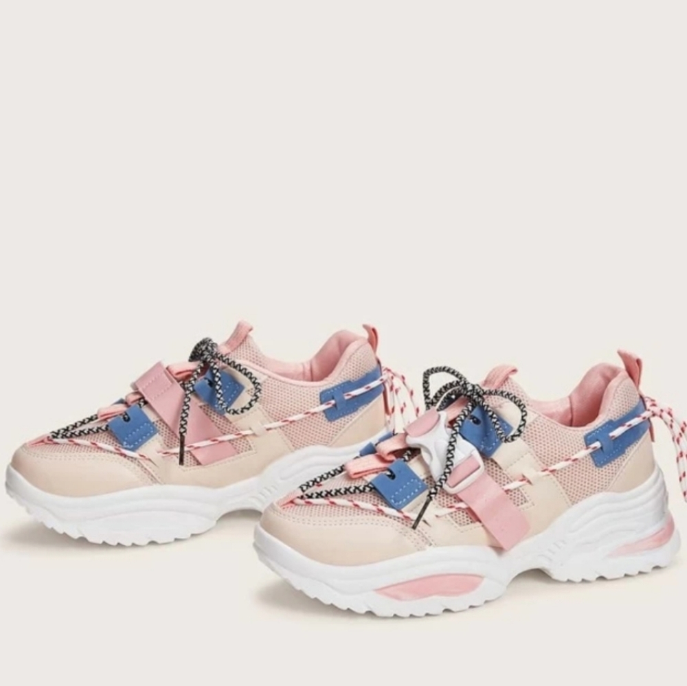 Pink sneaker